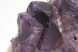 Purple Cubic Fluorite Crystal Cluster- Cave-In-Rock #208828-3